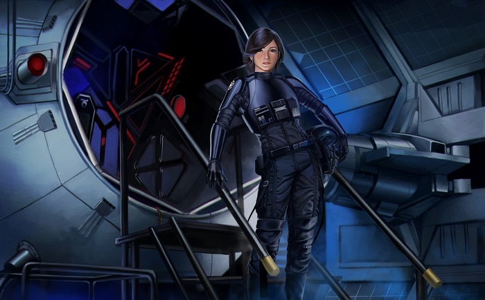 Star Wars Pilot with Staffs 4K