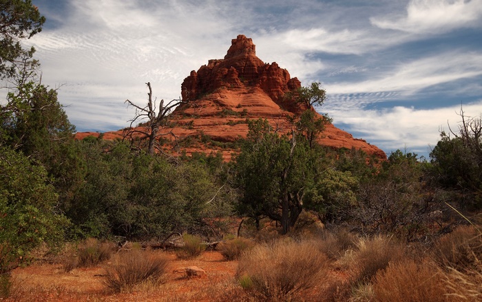 Majestic Red Rock Formation in Sedona, Arizona