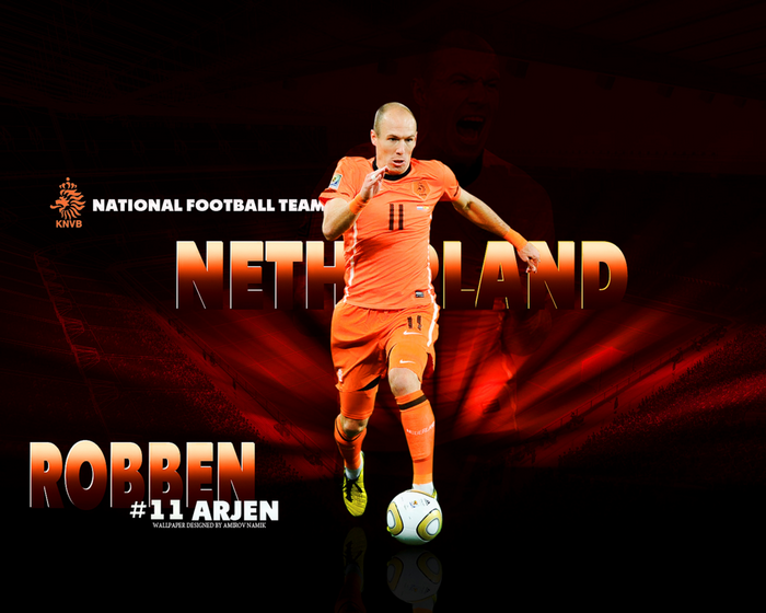 Arjen Robben Netherlands National Football Team