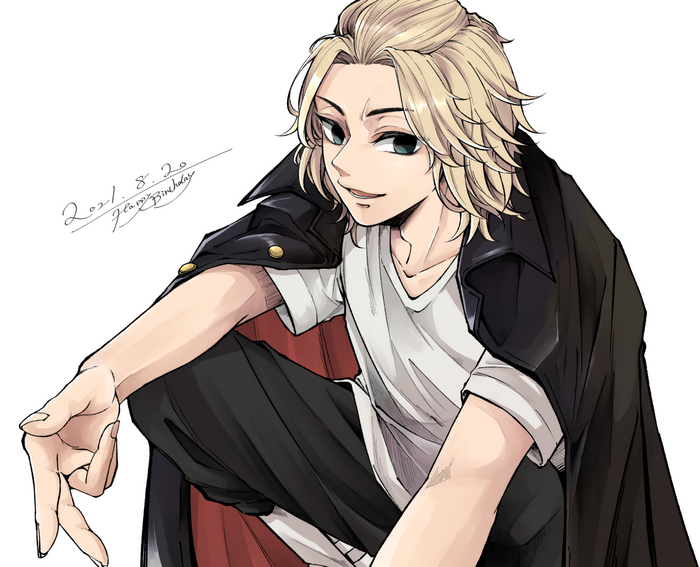Manjiro Sano Detailed Anime Portrait