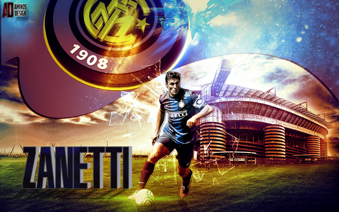 Javier Zanetti Inter Milan Football Stadium Art
