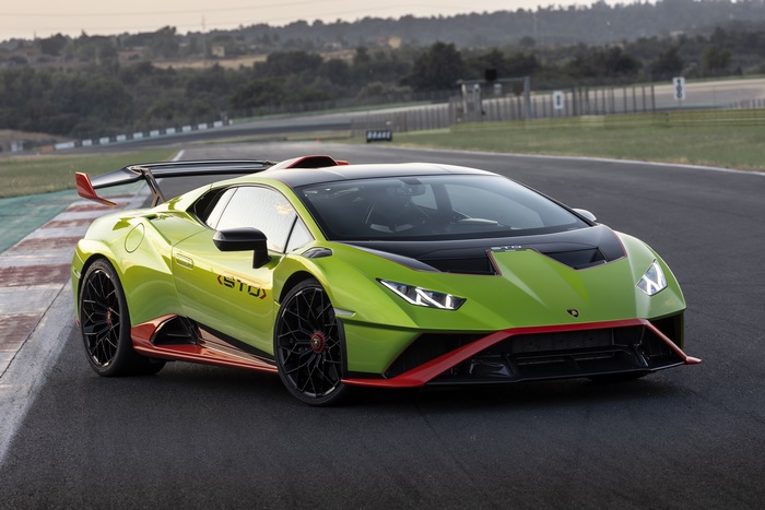 Lamborghini Huracán STO Green Supercar 4K