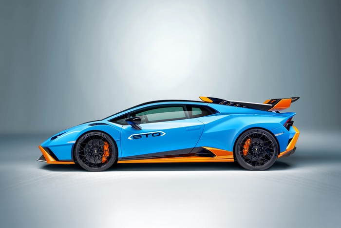 Lamborghini Huracán STO Supercar Blue 4K