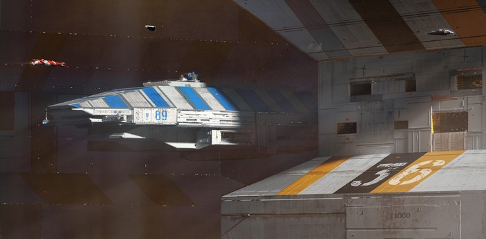 Fleet Carrier 89 returning to Megadock 56
