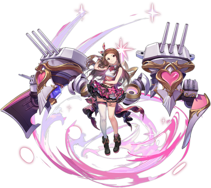 Iori Minase Azur Lane idol with ship rigging