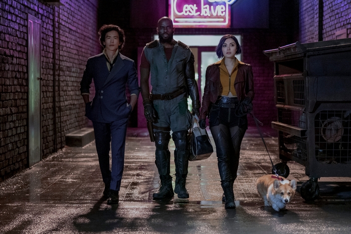 Spike Spiegel, Jet Black, Faye Valentine with Ein