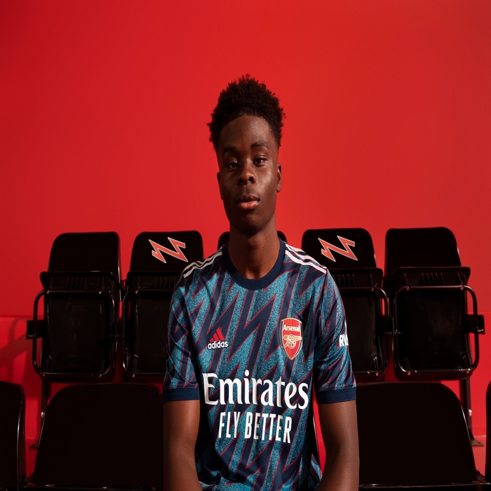 Bukayo Saka Arsenal F.C. Portrait 4K
