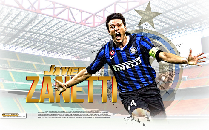 Javier Zanetti: Inter Milan legend celebrating