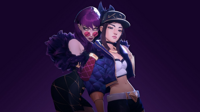 K/DA Akali and Evelynn