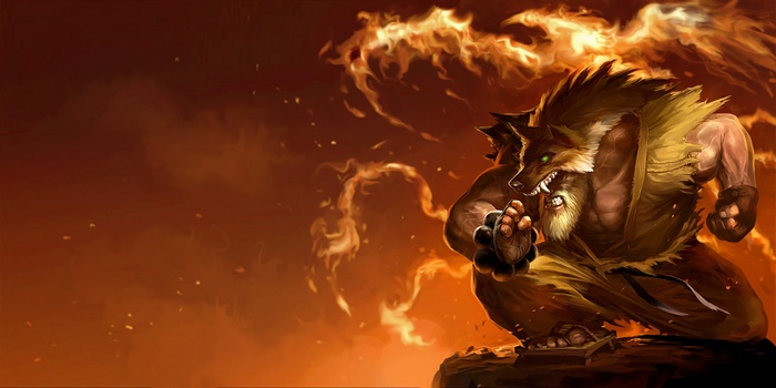 League of Legends Udyr Spirit Guard Fire