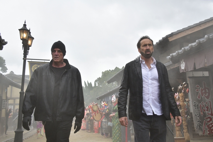 Nicolas Cage and Nick Cassavetes in Prisoners Of The Ghostland