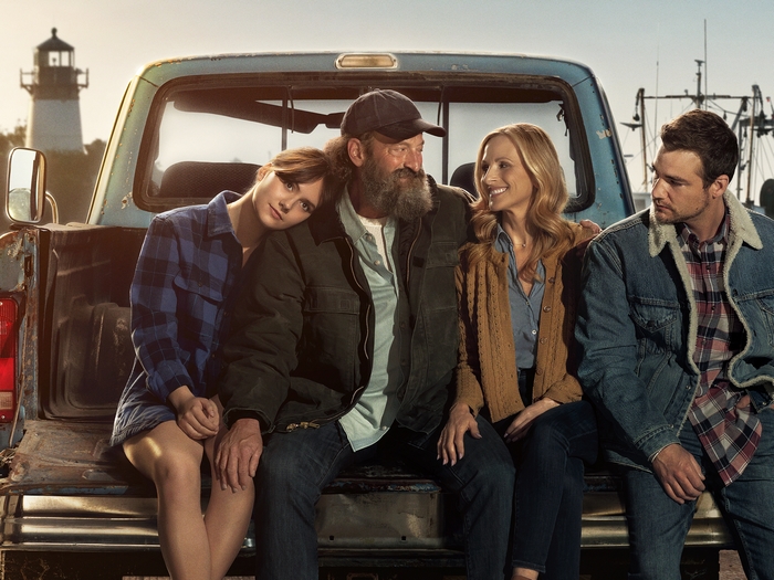 CODA movie poster with cast on truck