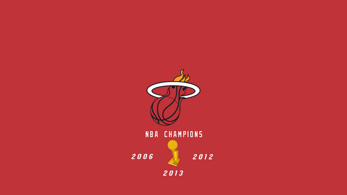 Miami Heat NBA Champions Logo and Trophy