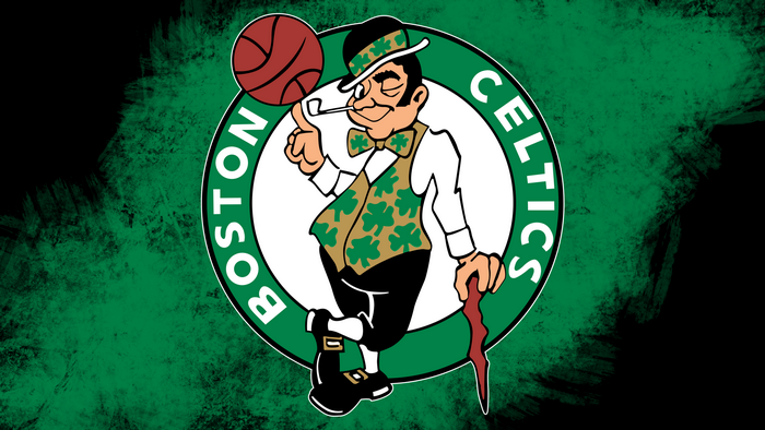 Boston Celtics Basketball Logo Green Grunge