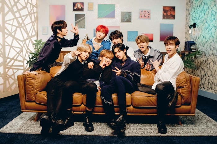 Stray Kids Group Portrait in Cozy Setting