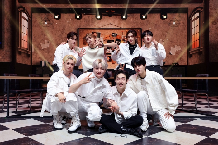 Stray Kids Boy Band Group Photo
