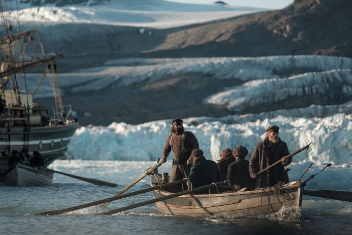 Colin Farrell in The North Water expedition