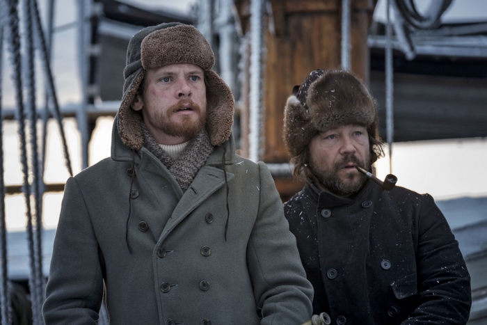 Jack O'Connell and Stephen Graham in The North Water