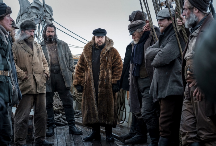 Stephen Graham and Colin Farrell in The North Water