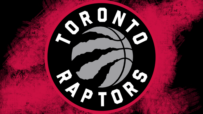 Toronto Raptors NBA Logo Red Grunge