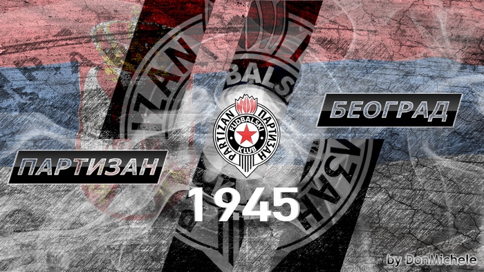FK Partizan Soccer Emblem 1945