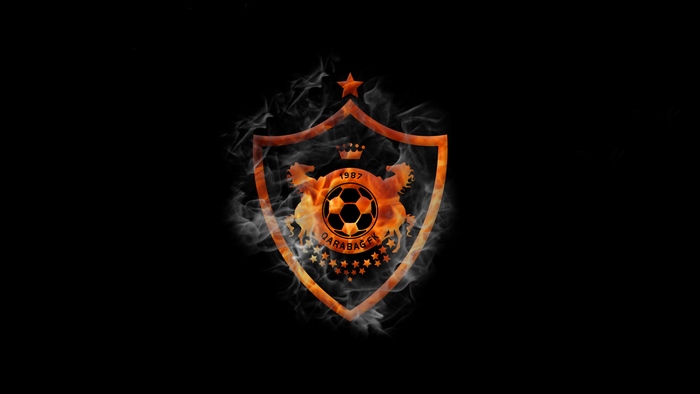 Qarabağ FK Fiery Soccer Logo