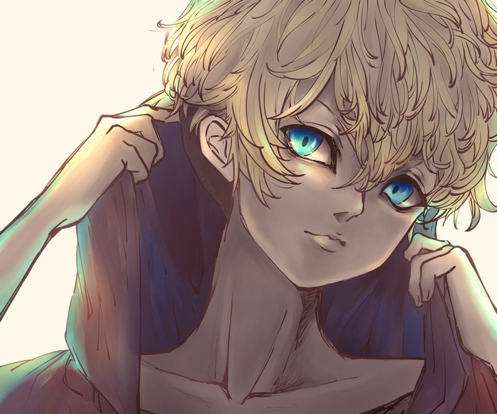Chifuyu Matsuno with Intense Blue Eyes