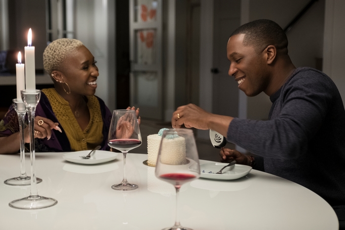 Needle In A Timestack: Cynthia Erivo and Leslie Odom Jr. dinner