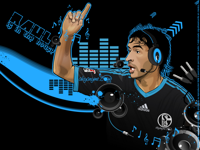 Raúl González Blanco "In The House" Schalke 04 Art