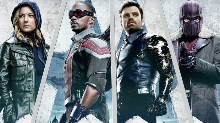 The Falcon And The Winter Soldier main characters poster
