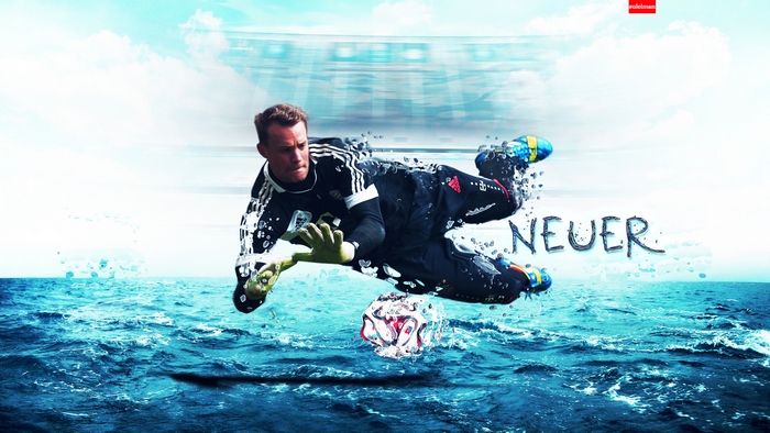 Manuel Neuer FC Bayern Goalkeeper Water Save