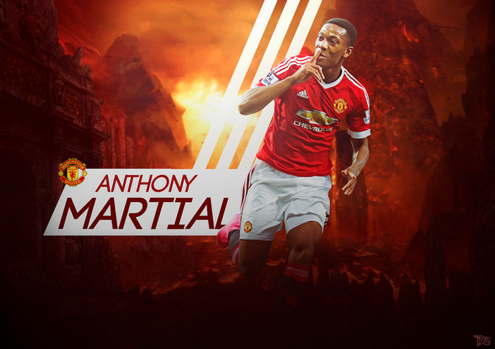 Anthony Martial Manchester United Fiery Shush Gesture