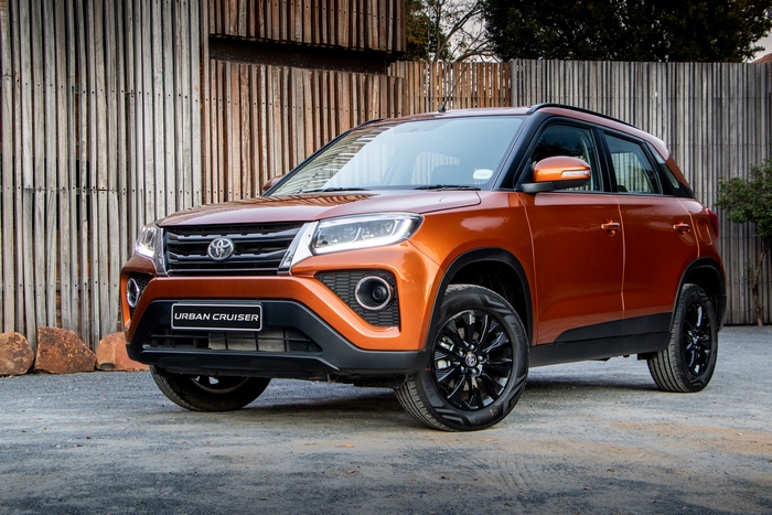 Orange Toyota Urban Cruiser 4K SUV