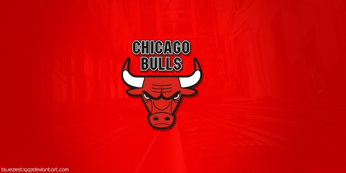 Chicago Bulls Logo Red Background
