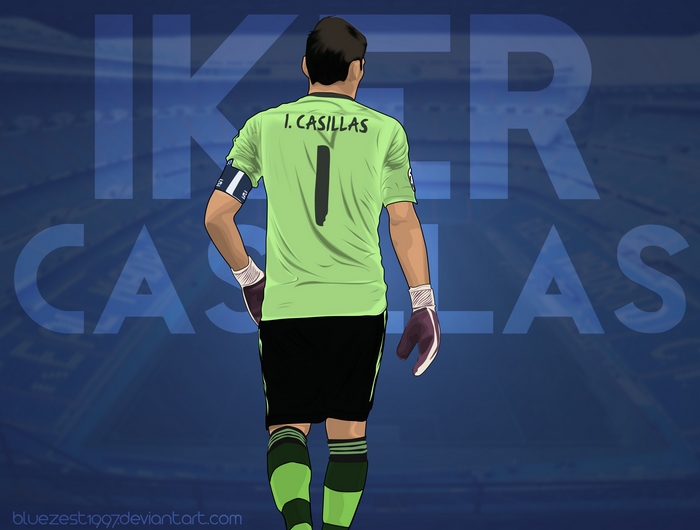Iker Casillas Real Madrid Goalkeeper Art