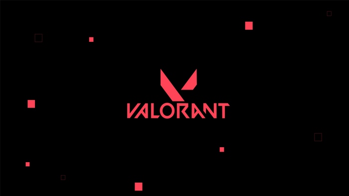 4K Valorant Game Logo on Black