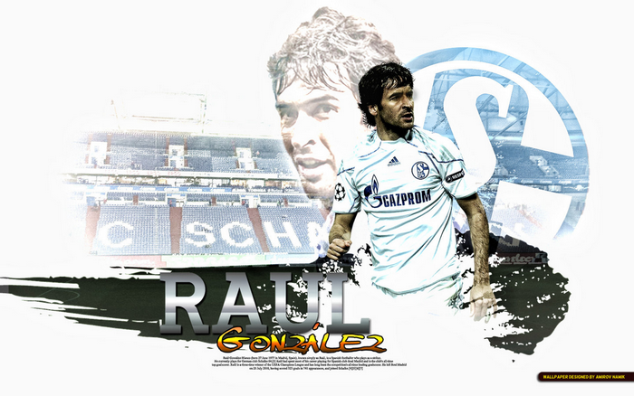 Raúl González Blanco Schalke 04 Football Player