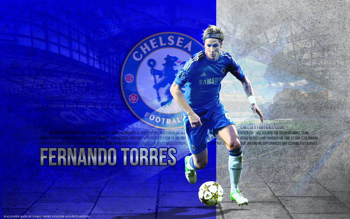 Fernando Torres Chelsea FC Football Player