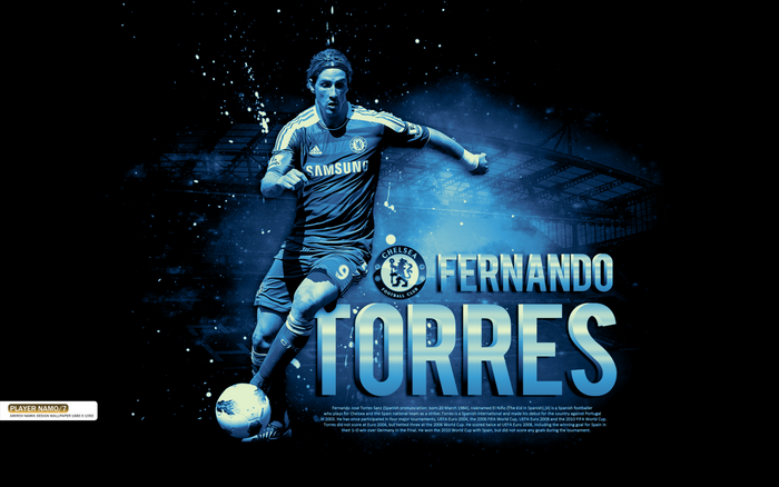 Fernando Torres Chelsea F.C. soccer player art