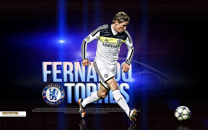 Fernando Torres Chelsea Action Pose