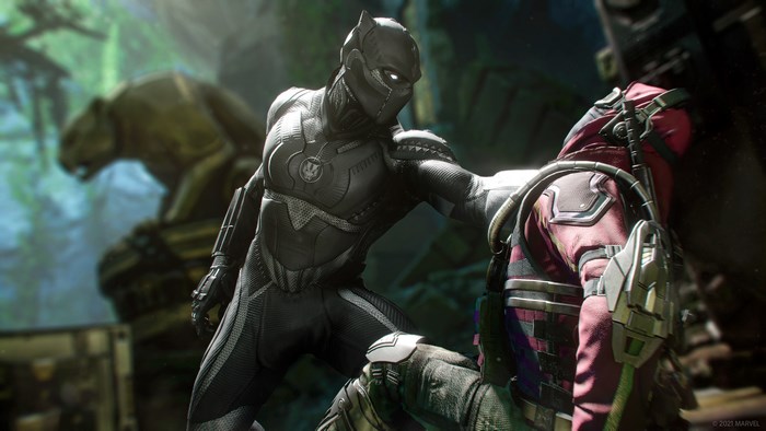 Black Panther battles foe in Marvel's Avengers