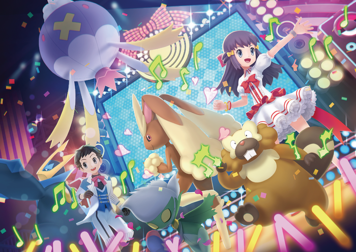 Dawn and Lucas's Pokémon Contest performance