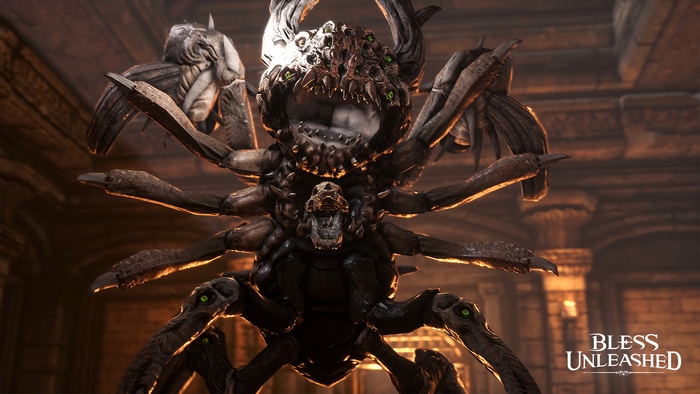 Bless Unleashed: Terrifying Spider Monster Boss