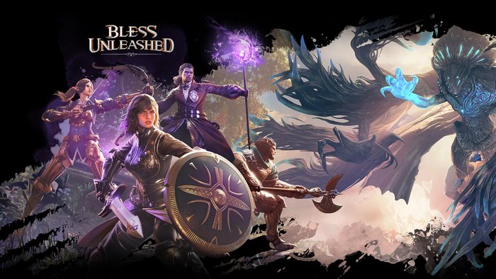 Bless Unleashed: Heroes battle a monstrous entity