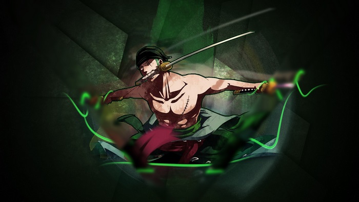 Roronoa Zoro Three-Sword Style Green Glow