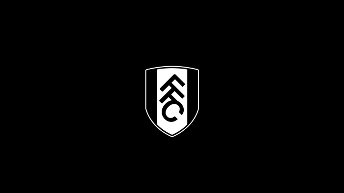 Fulham F.C. Logo on Black Background