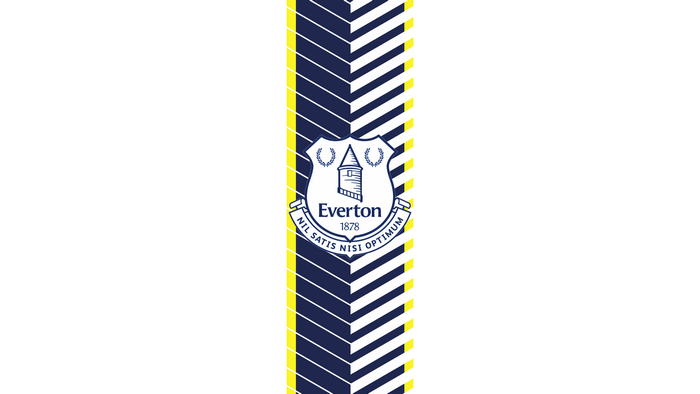 Everton F.C. Logo, Blue Chevron Stripe