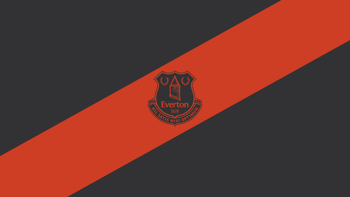 Everton F.C. Emblem with Diagonal Orange Stripe