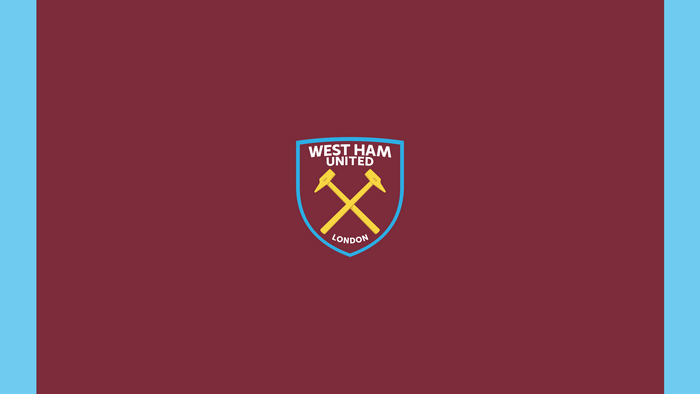 West Ham United F.C. Logo with Hammers