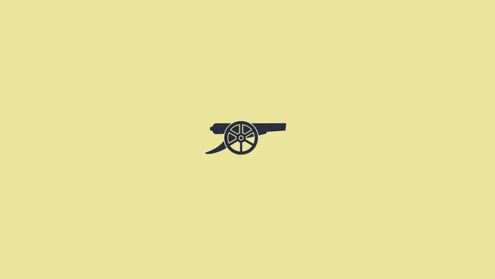 Arsenal F.C. minimalist cannon logo